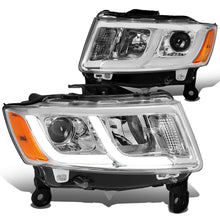 Load image into Gallery viewer, 14-16 Jeep Grand Cherokee Projector Headlights Chrome Housing