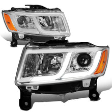 Load image into Gallery viewer, 14-16 Jeep Grand Cherokee Projector Headlights Chrome Housing
