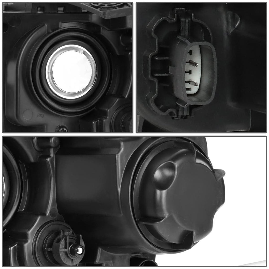 14-16 Jeep Grand Cherokee Projector Headlights Chrome Housing