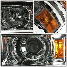 Load image into Gallery viewer, 14-16 Chevrolet Silverado LED Projector Headlights Smoke Housing