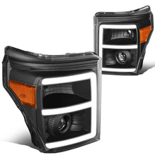 Load image into Gallery viewer, 2011-2016 Ford F-250 F-350 F-450 F-550 LED Halo Projector Headlights