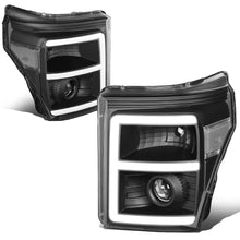 Load image into Gallery viewer, 2011-2016 Ford F-250 F-350 F-450 F-550 LED Halo Projector Headlights