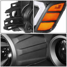 Load image into Gallery viewer, 2004-2015 Nissan Titan/Armada 3D LED DRL Projector Headlights Black