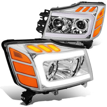 Load image into Gallery viewer, 04-15 Nissan Titan / 05-07 Armada 3D LED DRL Projector Headlights