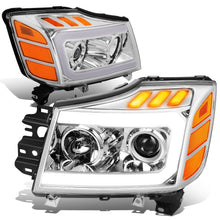 Load image into Gallery viewer, 04-15 Nissan Titan / 05-07 Armada 3D LED DRL Projector Headlights
