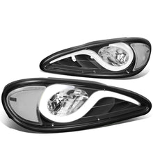 Load image into Gallery viewer, 99-05 Pontiac Grand Am 3D LED DRL Projector Headlights Black/Clear