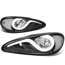Load image into Gallery viewer, 99-05 Pontiac Grand Am 3D LED DRL Projector Headlights Black/Clear