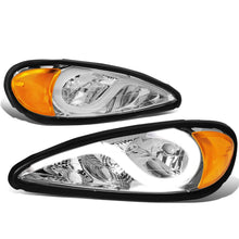 Load image into Gallery viewer, 1999-2005 Pontiac Grand Am 3D LED DRL Projector Headlights Chrome