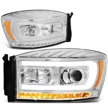 Load image into Gallery viewer, 06-09 Dodge Ram LED DRL Projector Headlights Chrome Housing