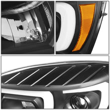 Load image into Gallery viewer, 06-09 Dodge Ram Projector Headlights w/ LED DRL Black Housing