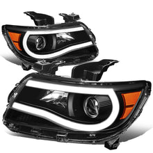 Load image into Gallery viewer, 15-20 Chevrolet Colorado LED U-Tube DRL Projector Headlights Black