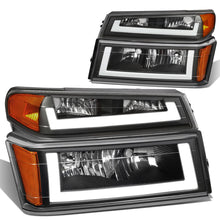 Load image into Gallery viewer, 04-12 Chevrolet Colorado LED DRL Headlights - Black Housing