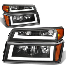 Load image into Gallery viewer, 04-12 Chevrolet Colorado LED DRL Headlights - Black Housing