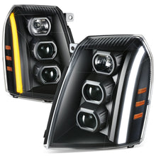 Load image into Gallery viewer, 07-14 Cadillac Escalade Projector Black Housing Headlights