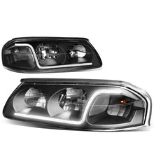 Load image into Gallery viewer, 2000-2005 Chevrolet Impala LED DRL Headlights - Black Housing