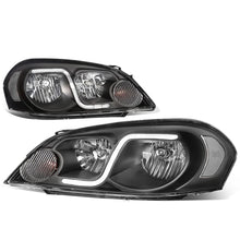 Load image into Gallery viewer, 06-16 Chevrolet Impala/Monte Carlo LED DRL Headlights - Black/Clear