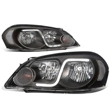 Load image into Gallery viewer, 06-16 Chevrolet Impala/Monte Carlo LED DRL Headlights - Black/Clear