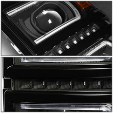 Load image into Gallery viewer, 14-15 Chevrolet Silverado 1500 LED DRL Headlights Black Housing
