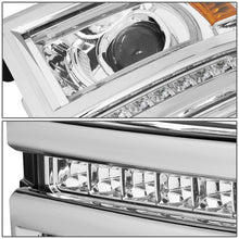 Load image into Gallery viewer, 14-15 Chevrolet Silverado 1500 LED DRL Headlights Chrome Housing