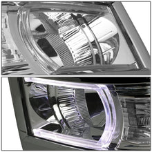 Load image into Gallery viewer, 14-15 Chevrolet Silverado 1500 LED DRL Headlights - Chrome Housing
