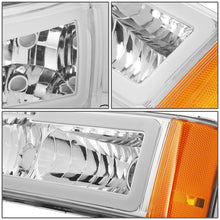 Load image into Gallery viewer, 2003-2007 Chevrolet Silverado / Avalanche LED DRL Headlights Chrome