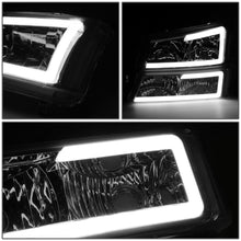 Load image into Gallery viewer, 2003-2007 Chevrolet Silverado / Avalanche LED DRL Headlights - Smoke