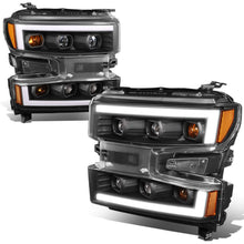 Load image into Gallery viewer, 2019-2021 Chevrolet Silverado 1500 LED DRL Quad Projector Headlights