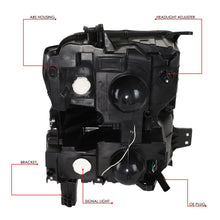 Load image into Gallery viewer, 2019-2021 Chevrolet Silverado 1500 LED DRL Quad Projector Headlights