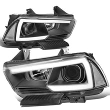 Load image into Gallery viewer, 2011-2014 Dodge Charger LED DRL Projector Headlights - Black Housing