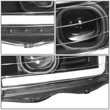 Load image into Gallery viewer, 2002-2005 Dodge Ram LED DRL Projector Headlights Black Housing