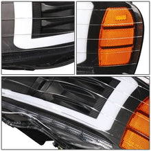 Load image into Gallery viewer, 2002-2005 Dodge Ram LED DRL Projector Headlights Black Housing