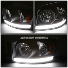 Load image into Gallery viewer, 06-09 Dodge Ram LED DRL Black Housing Headlights H13 Bulb