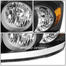Load image into Gallery viewer, 06-09 Dodge Ram LED DRL Black Housing Headlights H13 Bulb