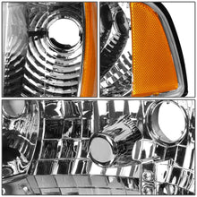Load image into Gallery viewer, 94-02 Dodge Ram LED DRL Headlights Chrome Housing Amber Corner