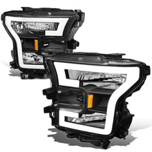 Load image into Gallery viewer, 2015-2017 Ford F-150 LED DRL Headlights - Black Housing