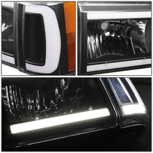 Load image into Gallery viewer, 87-91 Ford Bronco F-150 F-250 F-350 LED DRL Headlights Black Housing
