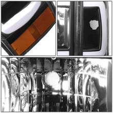 Load image into Gallery viewer, 87-91 Ford Bronco F-150 F-250 F-350 LED DRL Headlights Black Housing