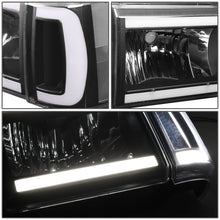 Load image into Gallery viewer, 87-91 Ford Bronco F-150 F-250 F-350 LED DRL Headlights Black Housing