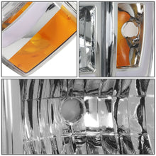 Load image into Gallery viewer, 87-91 Ford Bronco F-150 F-250 F-350 LED DRL Chrome Headlights