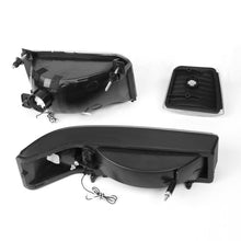 Load image into Gallery viewer, 92-96 Ford F-150 F-250 F-350 Bronco Dual LED DRL Headlights Black