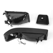 Load image into Gallery viewer, 92-96 Ford F-150 F-250 F-350 Bronco Dual LED DRL Headlights Black