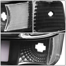 Load image into Gallery viewer, 92-96 Ford F-150 F-250 F-350 Bronco Dual LED DRL Headlights Black