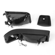 Load image into Gallery viewer, 92-96 Ford F-150 F-250 F-350 Bronco Dual LED DRL Headlights Black