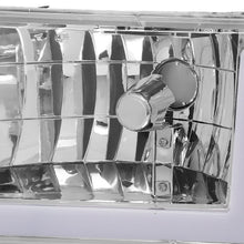 Load image into Gallery viewer, 92-96 Ford F-150 F-250 F-350 Bronco Dual LED DRL Headlights Chrome