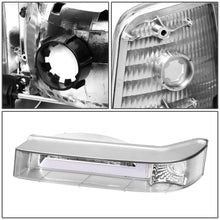 Load image into Gallery viewer, 92-96 Ford F-150 F-250 F-350 Bronco Dual LED DRL Headlights Chrome