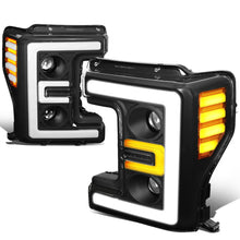 Load image into Gallery viewer, 2017-2019 Ford F-250 F-350 F-450 F-550 3D LED DRL Projector Headlights