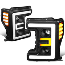 Load image into Gallery viewer, 2017-2019 Ford F-250 F-350 F-450 F-550 3D LED DRL Projector Headlights