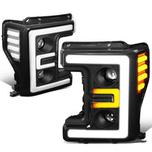 Load image into Gallery viewer, 2017-2019 Ford F-250 F-350 F-450 F-550 Super Duty 3D LED DRL Projector Headlights