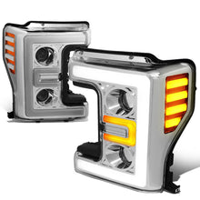 Load image into Gallery viewer, 2017-2019 Ford F-250 F-350 F-450 F-550 Super Duty 3D LED DRL Projector Headlights