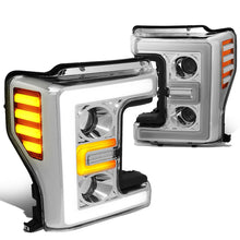 Load image into Gallery viewer, 2017-2019 Ford F-250 F-350 F-450 F-550 Super Duty 3D LED DRL Projector Headlights